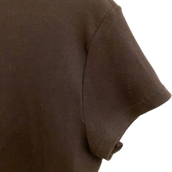 Talbots Black Modern Polo with Mandarin Collar and Rhinestone Buttons‎ Sz XL - Picture 9 of 16